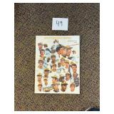 Vintage 1973 Pirates yearbook / Roberto Clemente