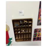 Lot of vintage animal figures / plaster, metal