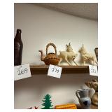 Antique unique clay teapot / no C/C