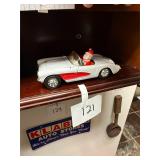 Vintage Amoco gas die cast Santa car
