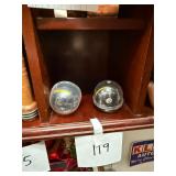 Pair of 1980ï¿½s Pittsburgh Steelers mini helmets
