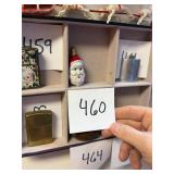 Vintage milk glass Santa head Christmas light bulb