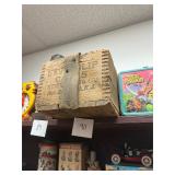 Antique dovetailed wood box