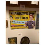 Vintage I Love Lucy metal sign