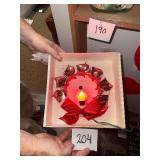 Vintage Ringalite lighted Christmas wreath