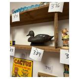 Vintage duck decoy / plastic