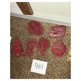 Lot of vintage Christmas cookie cutters