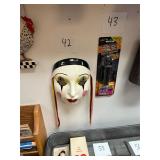 Vintage porcelain mask