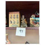 Vintage Bobcat pheasant decanter / original box