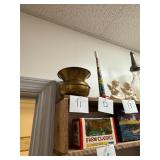 Vintage brass spittoon