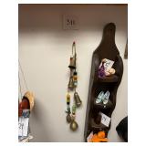 Vintage brass bells / on string