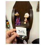 Vintage 1976 Flintstones Christmas ornament