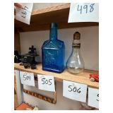 Vintage Wheaton Paul Revere cobalt blue bottle