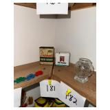 Pair of vintage spice tins