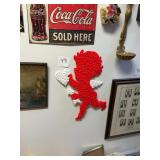 Vintage Cupid popcorn decoration