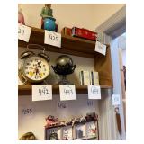 Antique mercury glass lightening ball