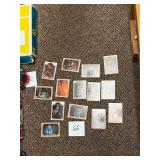 Vintage lot of 14 Kiss trading cards