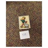 Vintage silver framed Hummel picture