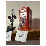 Vintage metal candy container