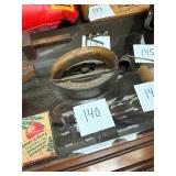 Antique sadd iron with wooden handle