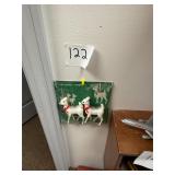 Pair of NOS Christmas Deer Twins