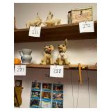 Pair of vintage Taco Bell dogs