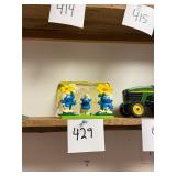 Vintage 1982 Smurf jumping rope / working