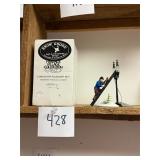 Vintage Dept. 56 porcelain lamp lighter figure