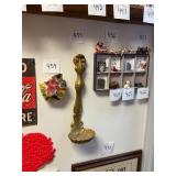 Vintage large metal ladle