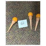 Lot of 3 vintage ice cream cone pens / working