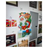 Vintage Santa Claus store sign