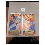 Pair of vintage Batman table covers