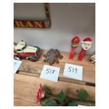 Vintage cast iron frog