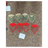 Lot of 8 vintage WWII military patches