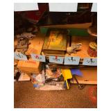 Vintage wood book storage box