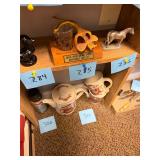 Vintage Naughty Dog with Shotglass Display