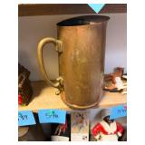 Vintage copper water pitcher