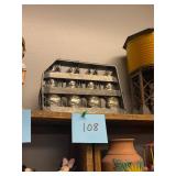 Vintage metal rabbit candy mold / complete