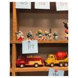 Lot of 5 vintage Smurf figures