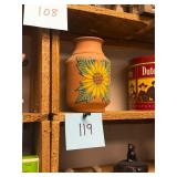 Vintage pottery vase