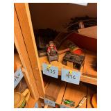 Vintage cast iron Amish woman in rocking chair