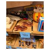 Pair of Vintage Copper Easter Bunny Cookie Cutters