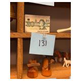 Lot of 4 vintage Canadian money magnets