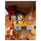 Pair of vintage birds