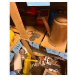 Pair of vintage brass key chains