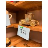 Vintage metal car bank