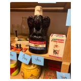 Vintage eagle whiskey bottle