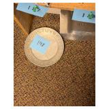 Vintage A,B,C,S metal plate