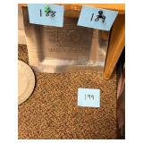 Vintage Consol hammered aluminum tray