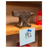 Vintage Winchester 1929 cast iron gunsmith anvil